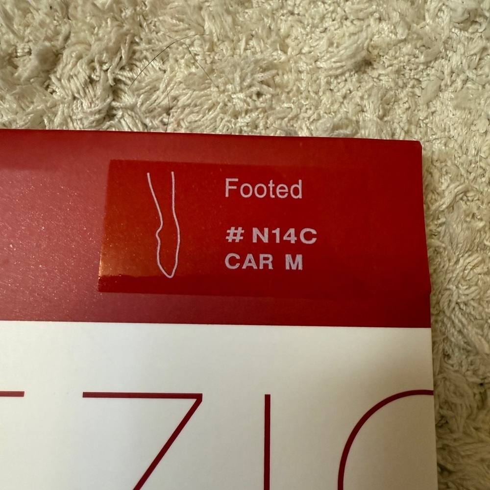 Capezio N14C Kids Medium Footed Tights Caramel